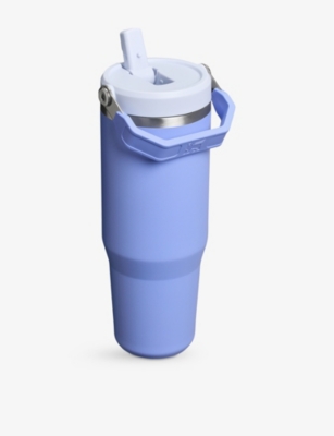 Stanley Womens Hydrangea Iceflow™ Flip-straw Stainless-steel Bottle 890ml In Hydrangea