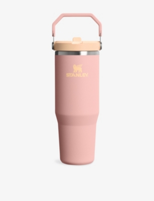 Stanley Womens  Iceflow™ Flip-straw Stainless-steel Bottle 890ml In Pink