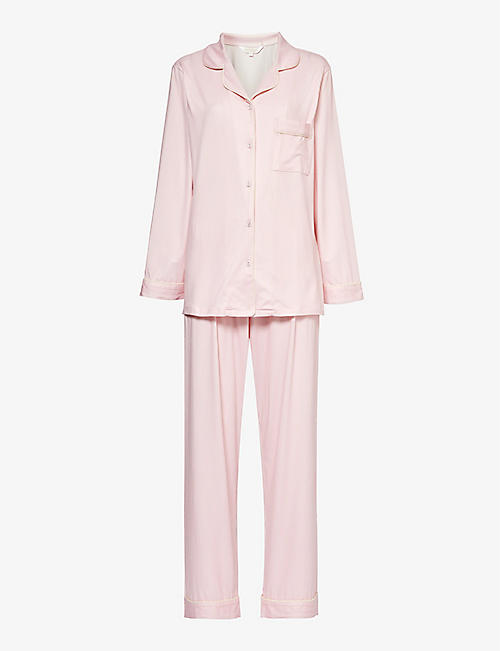 THE NAP CO: Relaxed-fit patch-pocket stretch-jersey pyjama set