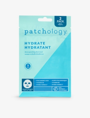 Patchology Hydrate Sheet Mask Pack Of Two In Blue