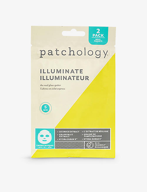 PATCHOLOGY: Illuminate sheet mask pack of two
