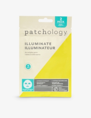 Patchology Illuminate Sheet Mask Pack Of Two In White