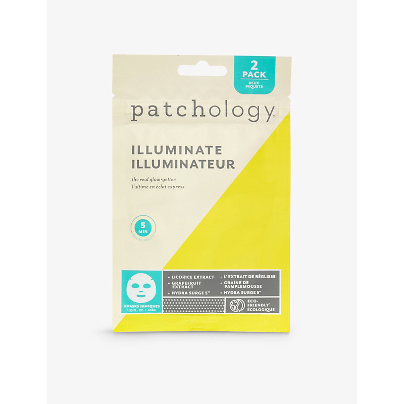 Patchology Illuminate Sheet Mask Pack Of Two In White