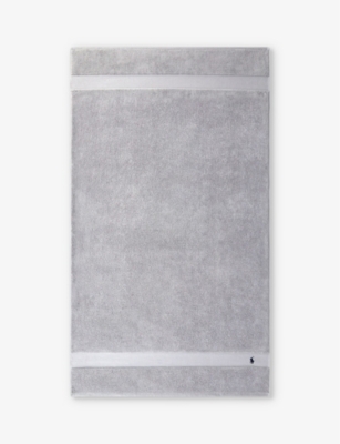 RALPH LAUREN HOME: Andover logo-embroidered cotton bath sheet 90cm x 160cm
