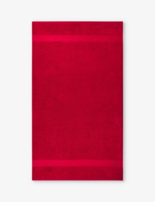 RALPH LAUREN HOME: Polo Player-embroidered cotton bath sheet 160cm x 90cm