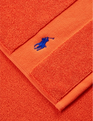RALPH LAUREN HOME: Polo Player-embroidered cotton bath mat 55cm x 90cm