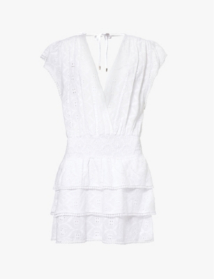 MELISSA ODABASH: Jess broderie-anglaise cotton cover-up