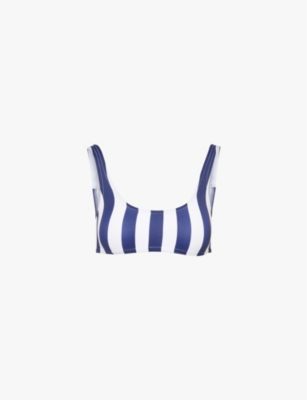 MELISSA ODABASH: Ponza striped bikini top