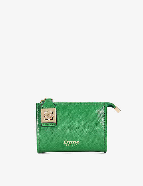 DUNE: Koined turnlock faux-leather cardholder