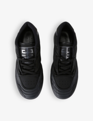 Shop Givenchy Men's Black Skate Branded Mesh Low-top Trainers