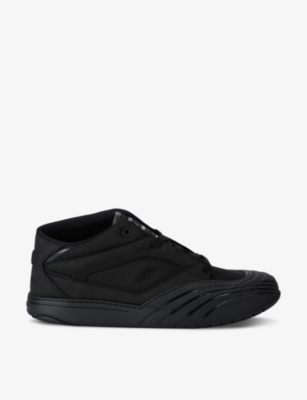Shop Givenchy Men's Black Skate Branded Mesh Low-top Trainers