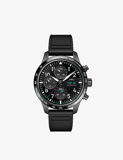 IWC SCHAFFHAUSEN: IW388306 Pilot's Mercedes-AMG PETRONAS Performance Chronograph Ceratanium® and rubber automatic watch