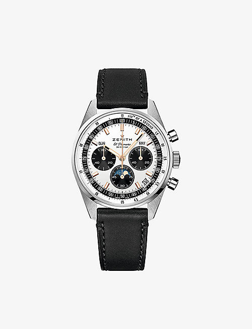 ZENITH: 03.3400.3610/38.C911 Chronomaster Original Triple Calendar stainless-steel automatic watch