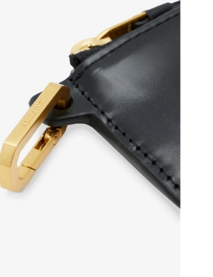 Allsaints Remy Leather Grain Wallet In Black