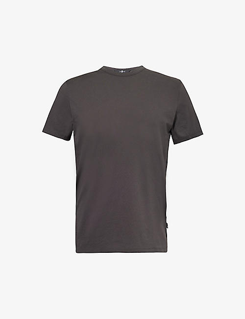 7 FOR ALL MANKIND: Featherweight short-sleeve cotton T-shirt