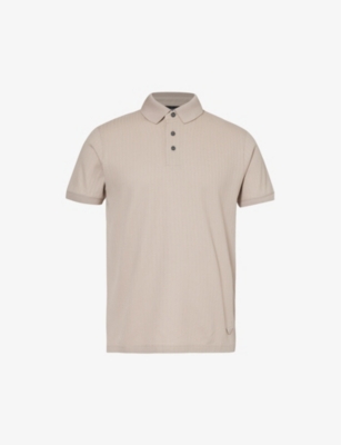 EMPORIO ARMANI: Brand-patch relaxed-fit cotton polo shirt