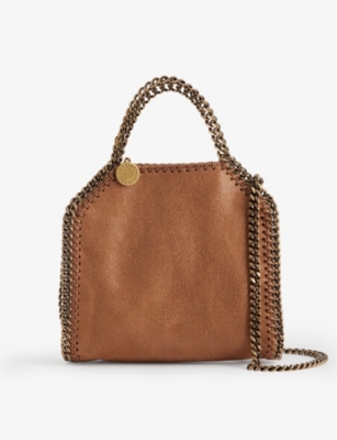 STELLA MCCARTNEY: Falabella tiny faux-leather tote bag