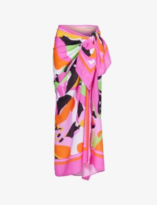 SEAFOLLY: Rio floral-print cotton sarong