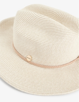 Shop Seafolly Womens  Coyote Packable Woven Hat In Natural