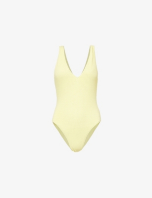 Seafolly Womens Limelight Sea Dive V-neck Swimsuit