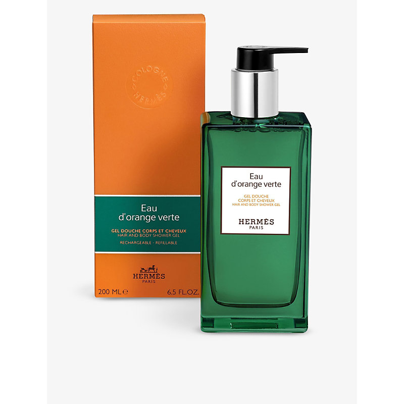 Shop Hermes Eau D'orange Verte Hair And Body Shower Gel