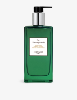 Shop Hermes Eau D'orange Verte Hair And Body Shower Gel