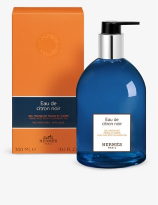 Hermes Eau De Citron Noir Hand And Body Cleansing Gel 300ml Bottle