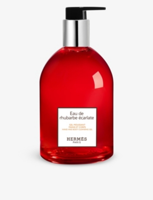 Shop Hermes Eau De Rhubarbe Écarlate Hand And Body Cleansing Gel