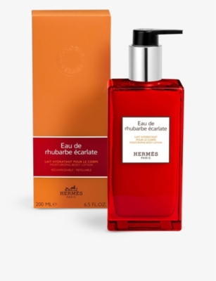 HERMES: Eau de Rhubarbe Écarlate body lotion 200ml