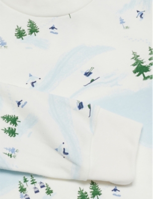 SLEEPY DOE KI STRAWBERRY-PRINT COTTON PYJAMA SET 1-9 