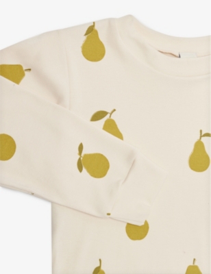 Shop Sleepy Doe Girls Pear Kids Pear-print Cotton Pyjama Set 1-9 Years