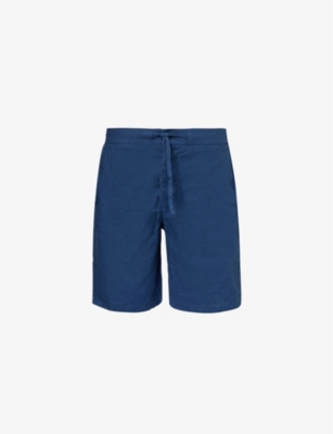 FRESCOBOL CARIOCA: Elasticated-waist linen-blend shorts