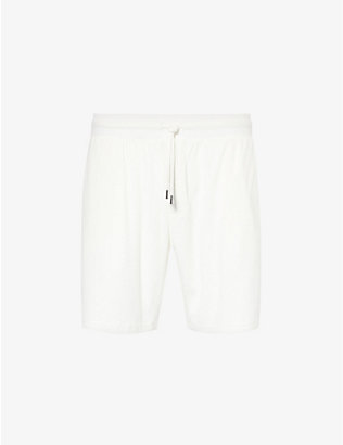 FRESCOBOL CARIOCA: Augsto hardware-embellished terry cotton-blend shorts