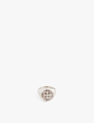 EMANUELE BICOCCHI: Brand-engraved 925 sterling silver ring