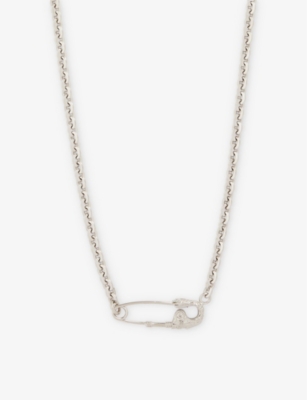 EMANUELE BICOCCHI: Safety Pin sterling-silver chain necklace