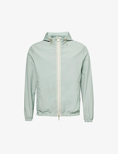 ELEVENTY: Hooded relaxed-fit wool-blend shell jacket