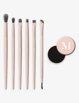 MORPHE EYE SHAPING ESSENTIALS BAMBOO AND CHARCOAL INFUSED EYE BRUSH SE 