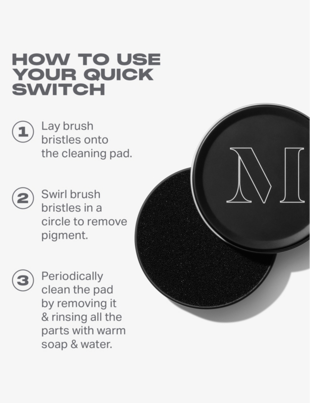 Quick Switch dry brush cleaner
