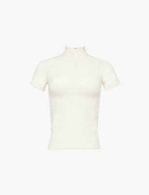 ADANOLA: Ultimate zip-up stretch-jersey top