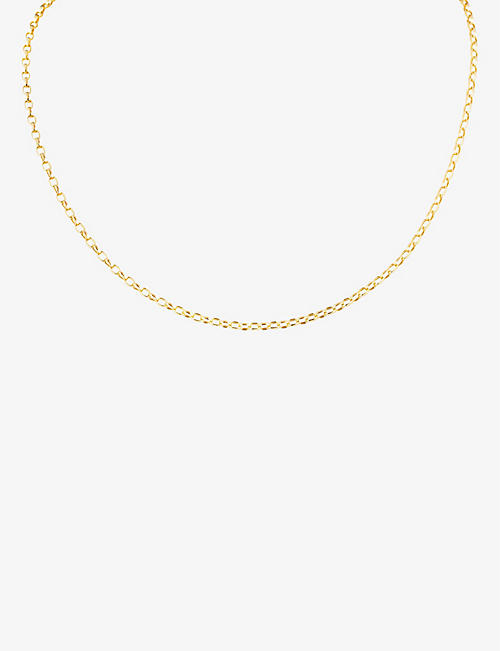 LA MAISON COUTURE: MATILDE Corrente recycled 14ct yellow-gold necklace