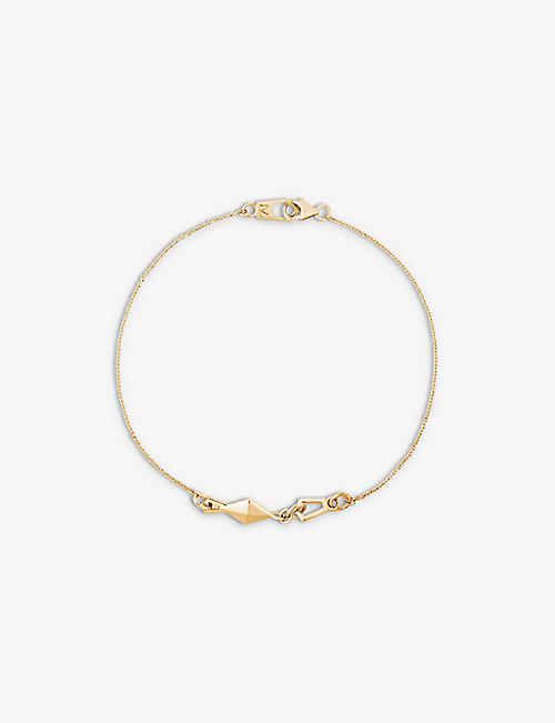 LA MAISON COUTURE: MATILDE Bound recycled 14ct yellow-gold&nbsp;bracelet