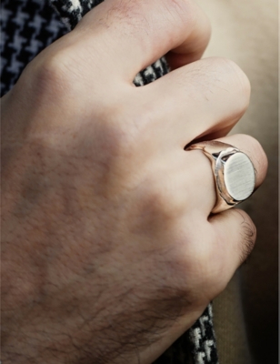 LA MAISON COUTURE: Biiju Sunlight 925 sterling-silver signet ring