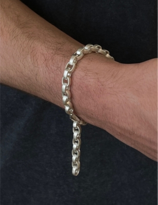 La Maison Couture Womens Silver Biiju Frost Sterling-silver Chain Bracelet In Silver