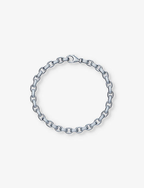LA MAISON COUTURE: Biiju Frost sterling-silver chain bracelet