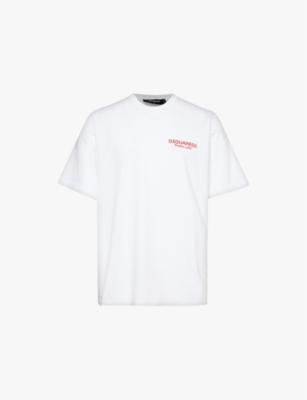 DSQUARED2: Peaky Lake cotton-jersey T-shirt