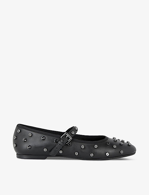 THE KOOPLES: Studded leather pumps