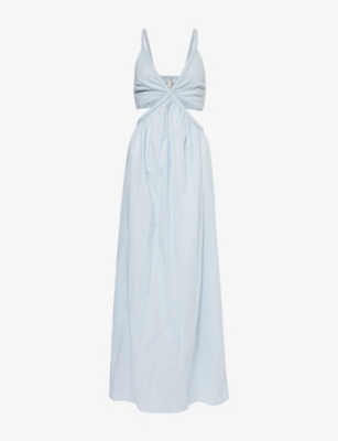 PRETTY LAVISH: Ramona cotton maxi dress