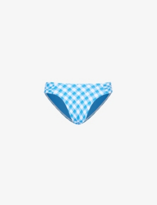 SEAFOLLY: Ciao Bella checked bikini bottoms