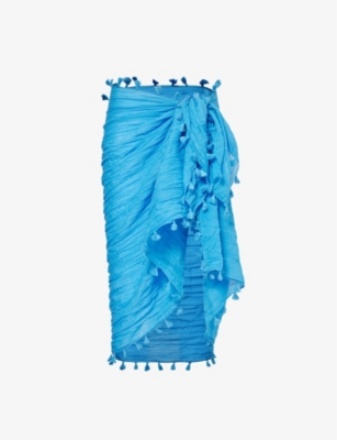 SEAFOLLY: Tassel-trimmed cotton sarong