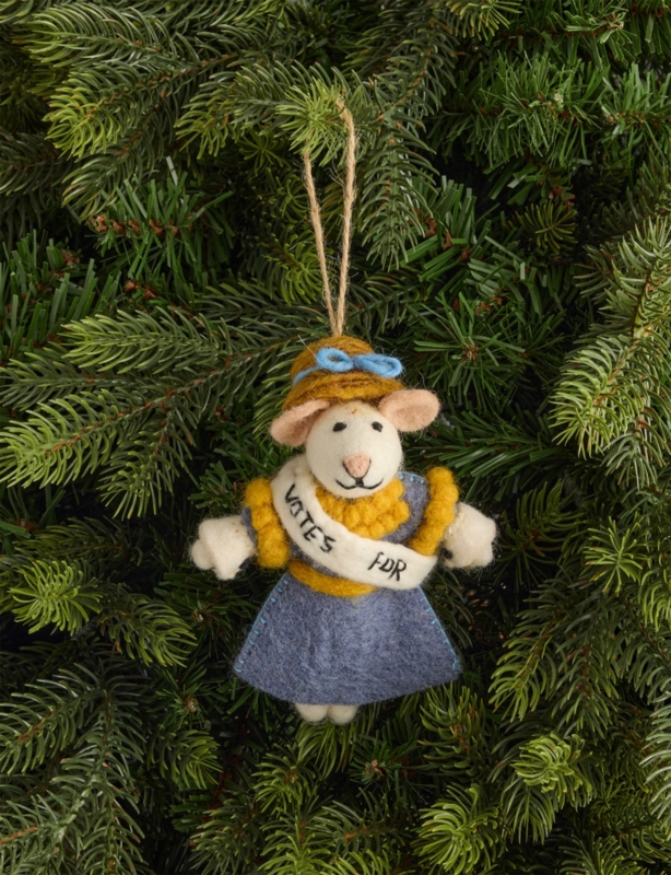 Emmeline The Mouse Felt Christmas Decoration